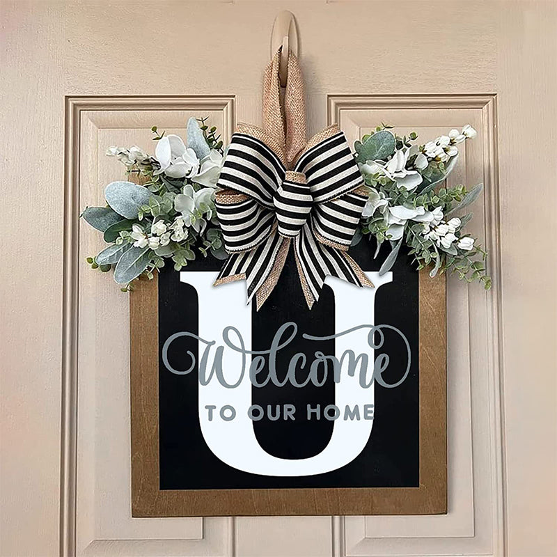 2023 NEW - Welcome Front Door Wreath