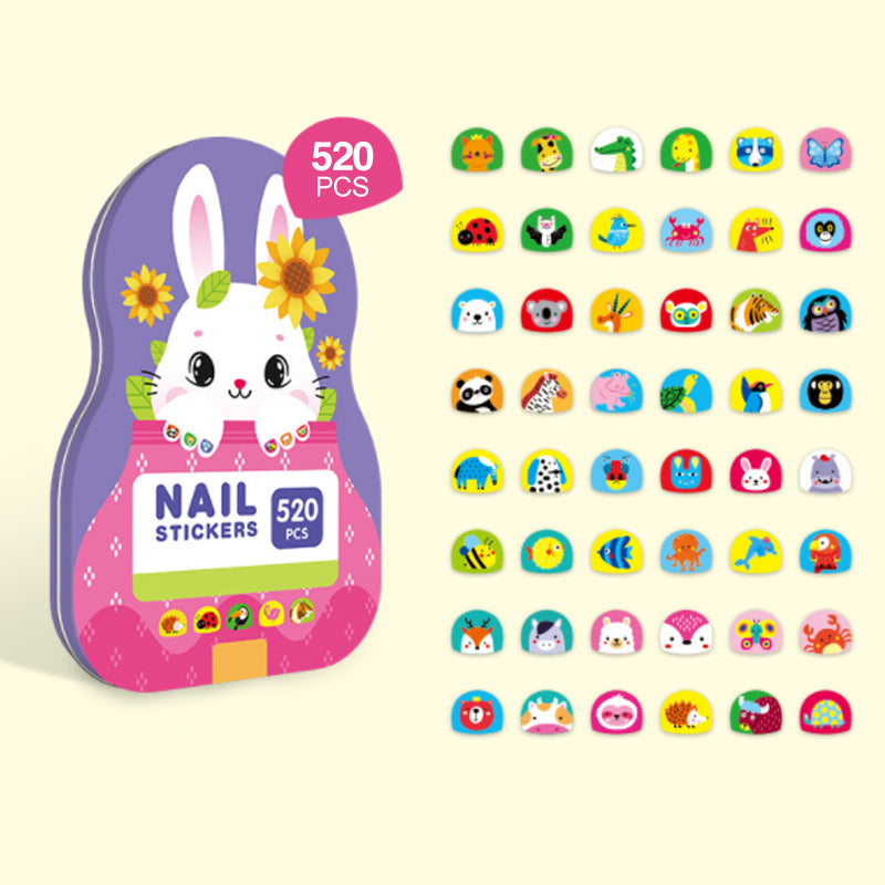 Kids Nail Stickers（520pcs ）