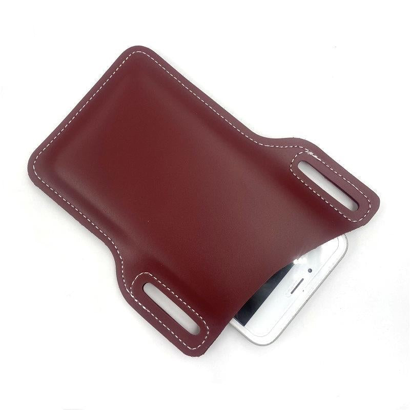 Retro Short Cell Phone Case Belt Bag