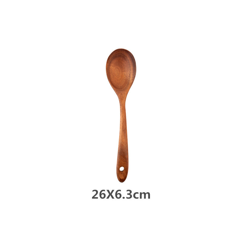 Teak Wood Cutlery Set