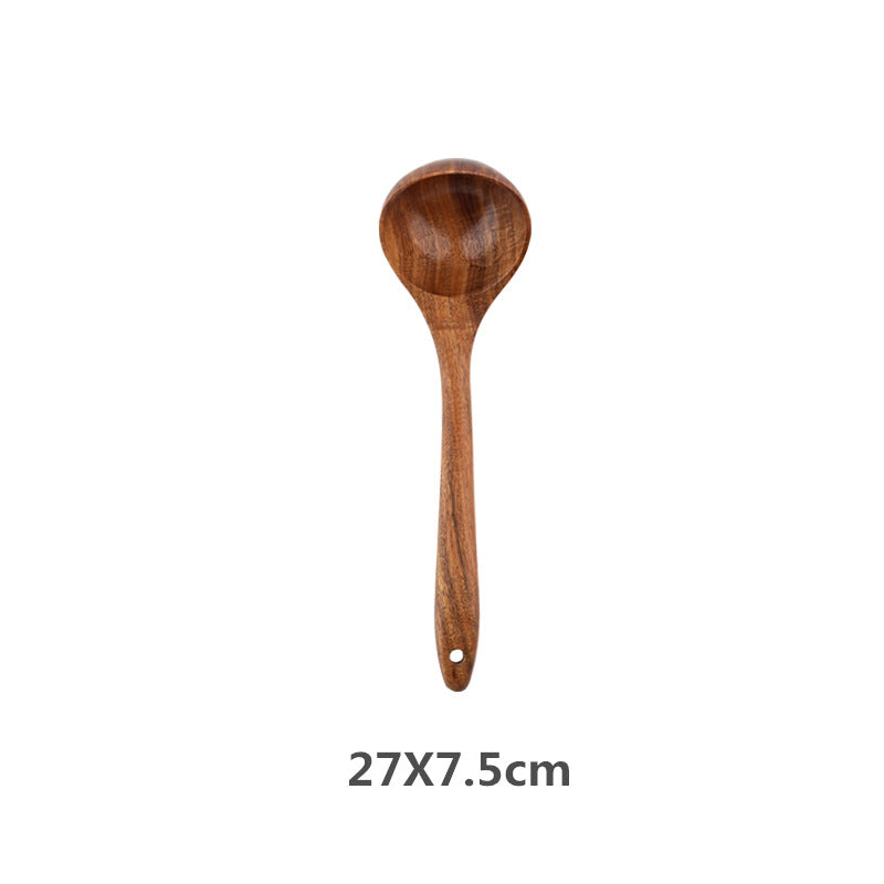 Teak Wood Cutlery Set