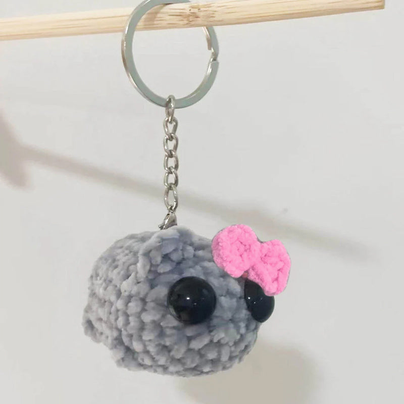 Sad Hamster Crochet Doll