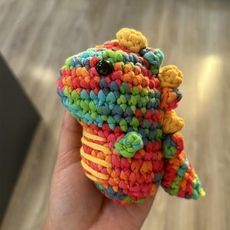 🌈Rainbow Dinosaur Crochet Kit