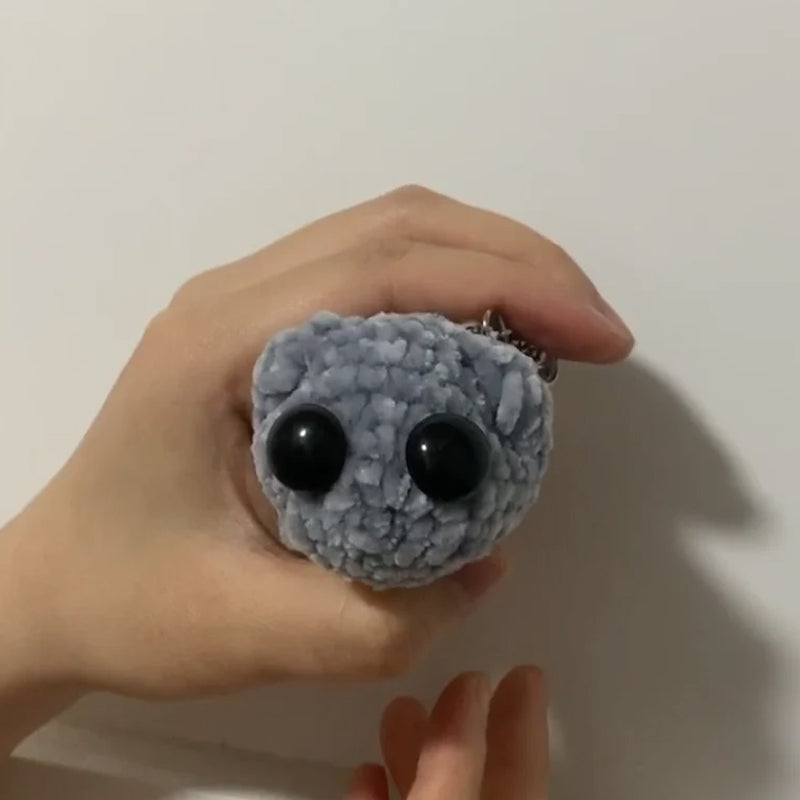 Sad Hamster Crochet Doll