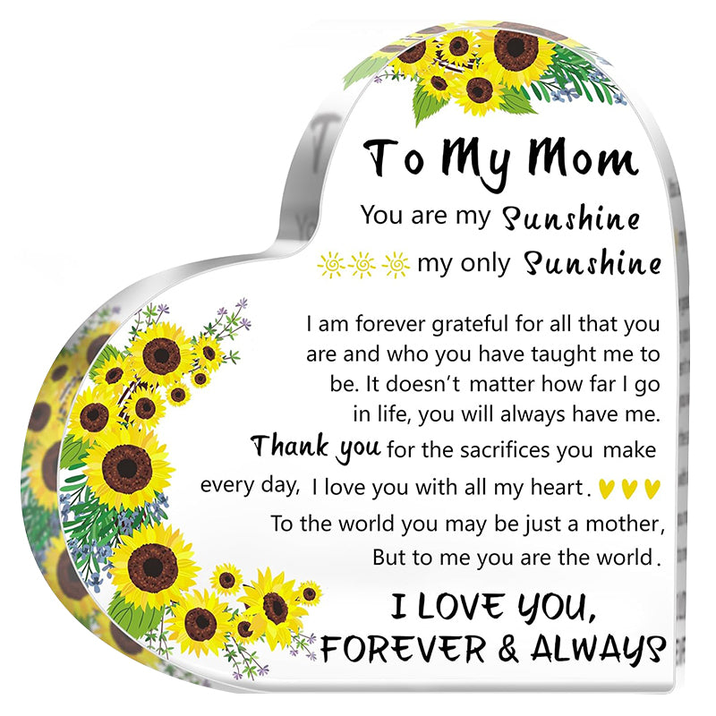 Love Clear Acrylic Mother's Day Ornament