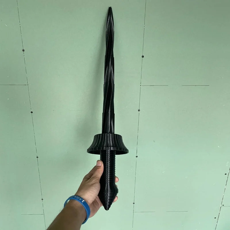 3D Printed Retractable Spiral Sword