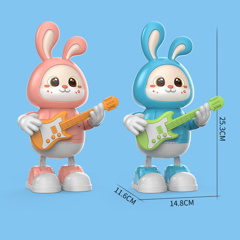 Adorable Rabbit Guitarist Toy