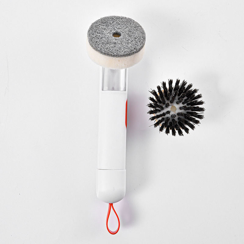 Multi-functional Long-handle Liquid-filled Cleaning Brush