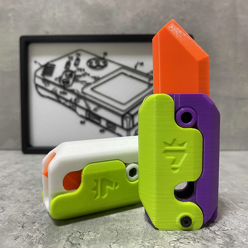 3D Gravity Carrot Knife Decompression Toy