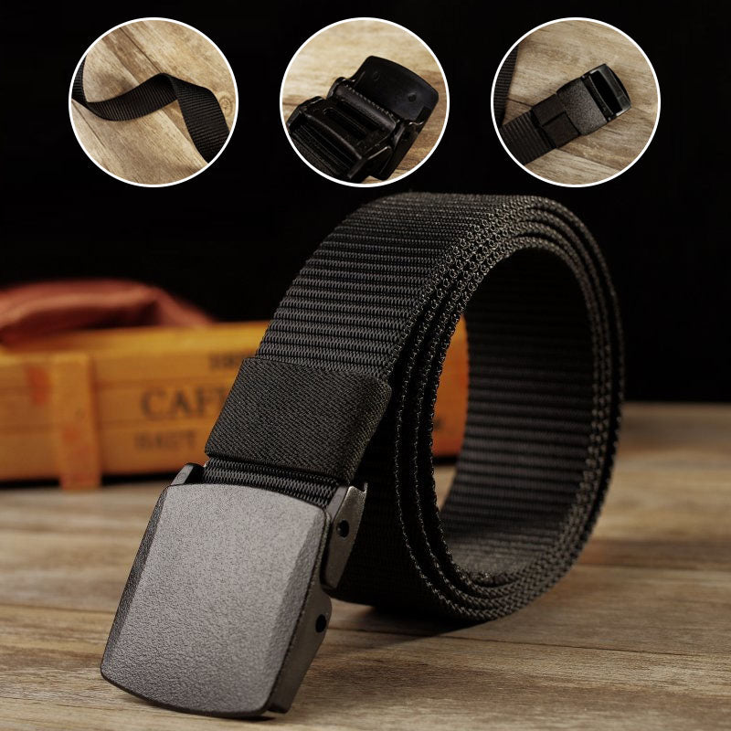 Non-Metallic Non-Magnetic Buckle Nylon Belt