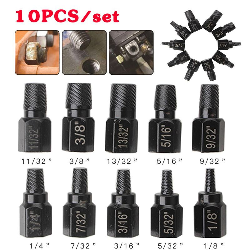 10/25-Piece Hex Shank Screw Remover Set