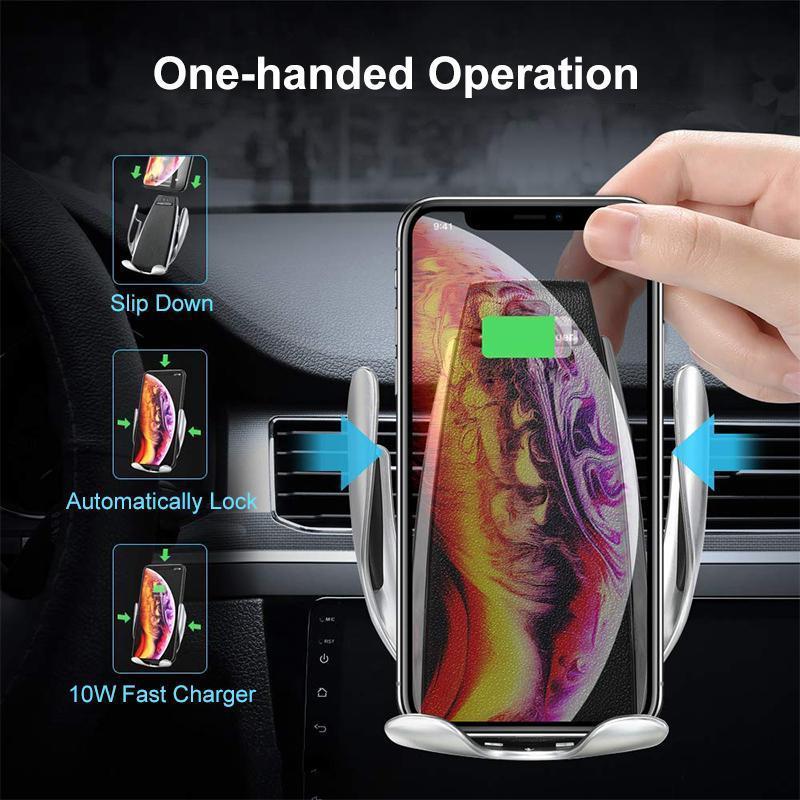 Magic Clip Car Infrared Fast Wireless Charger