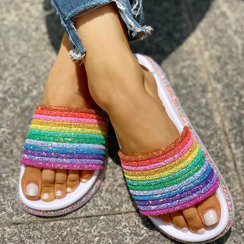 Rainbow Slipper