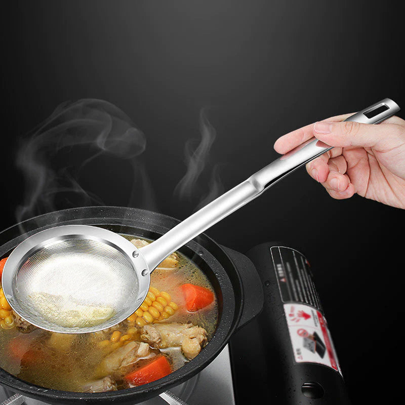 Mesh stainless steel colander