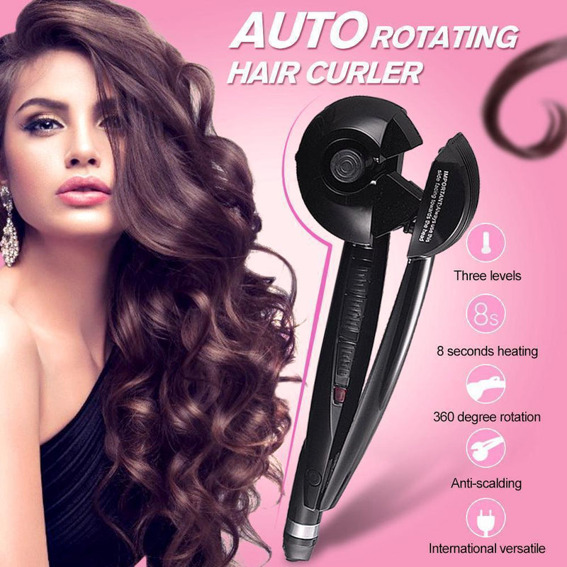 Auto Rotating Hair Curler