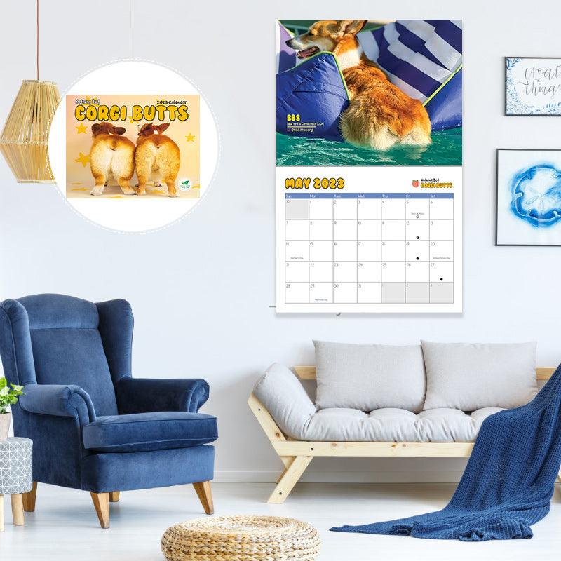 Corgi Butts 2024 Funny Dog Calendar