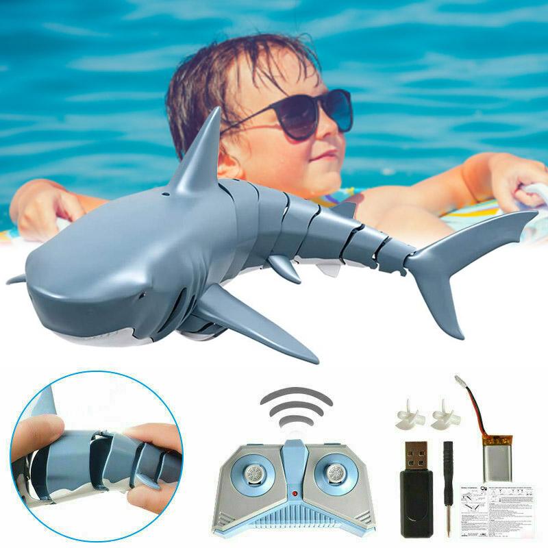 Newest Simulation Remote Control Shark Boat