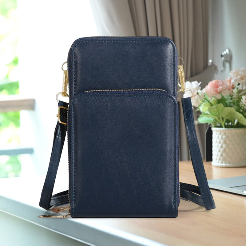 Three-layer Zipper Multifunctional Mobile Phone Bag