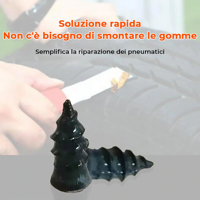 Chiodo in gomma per riparazione pneumatici