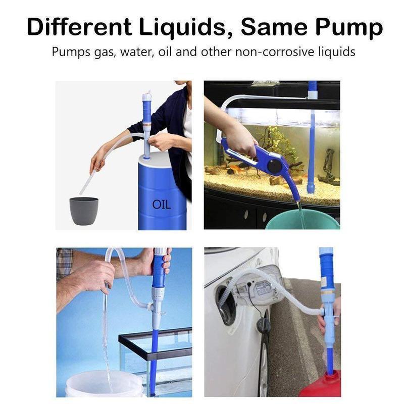 Battery-Operated Liquid Transfer Siphon Pump