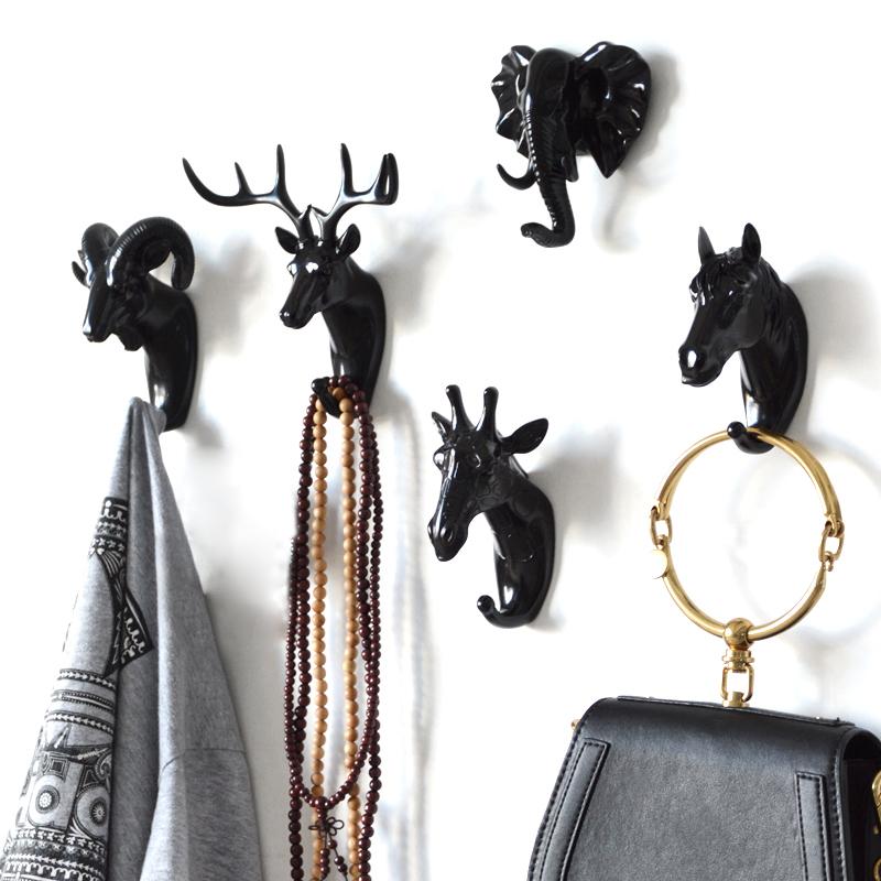 Art Animal Head Wall Hook