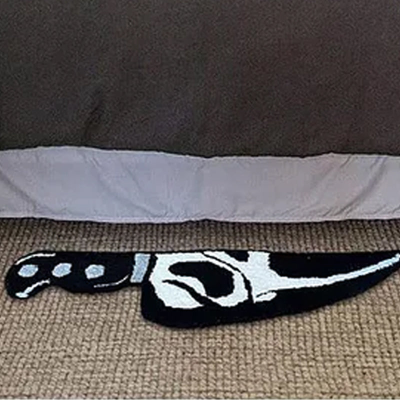 Surprisingly Skull Knife Carpet