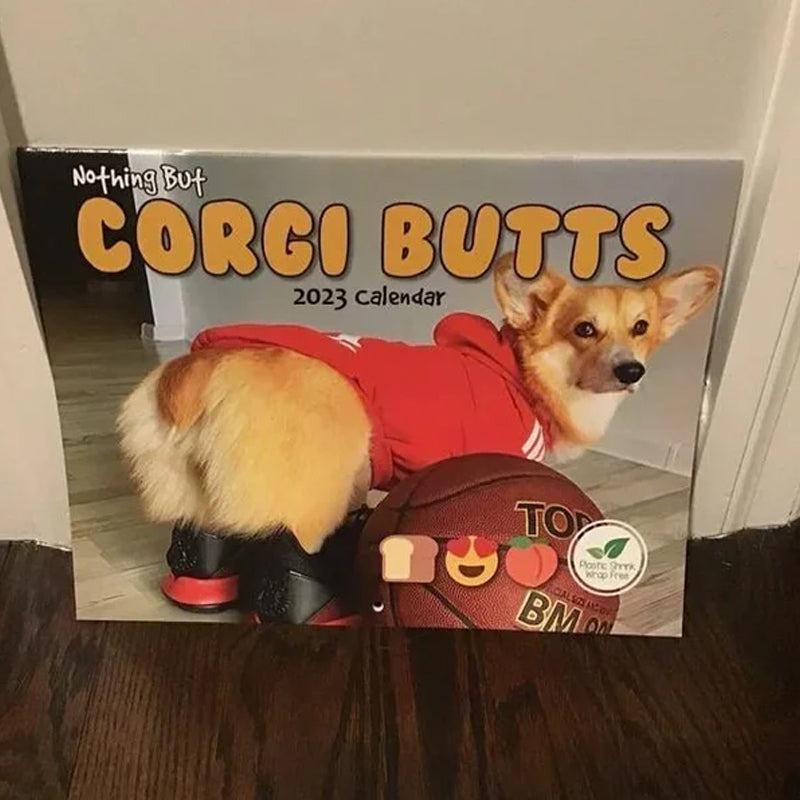 Corgi Butts 2024 Funny Dog Calendar