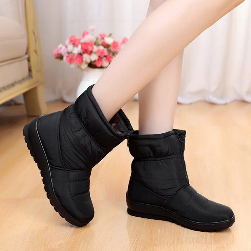 👢Women's Waterproof Snow Ankle Boots - Winter Warm