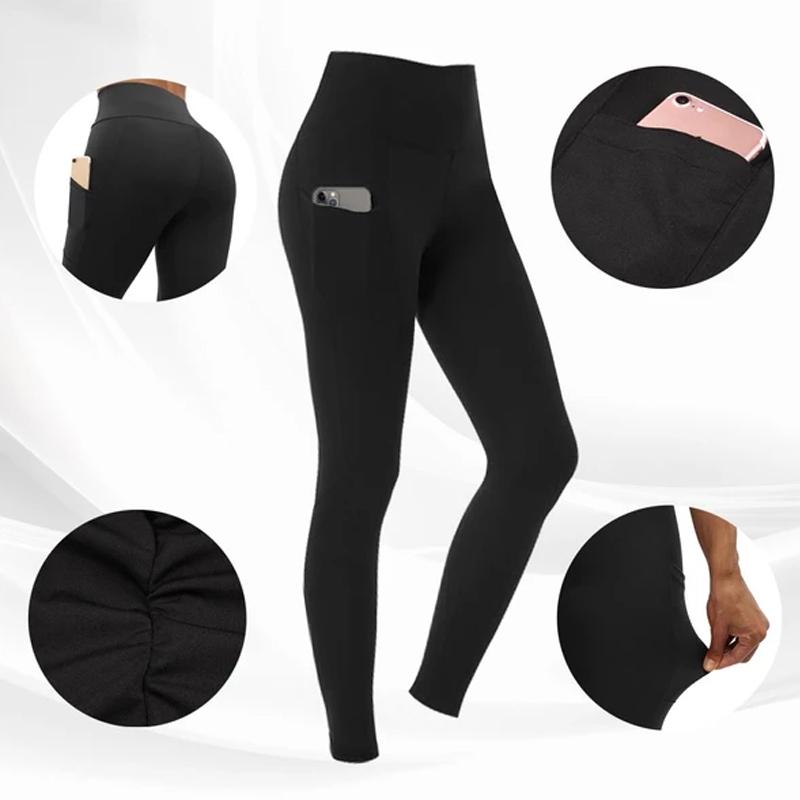 High Waist Stretch Plus-Size Leggings