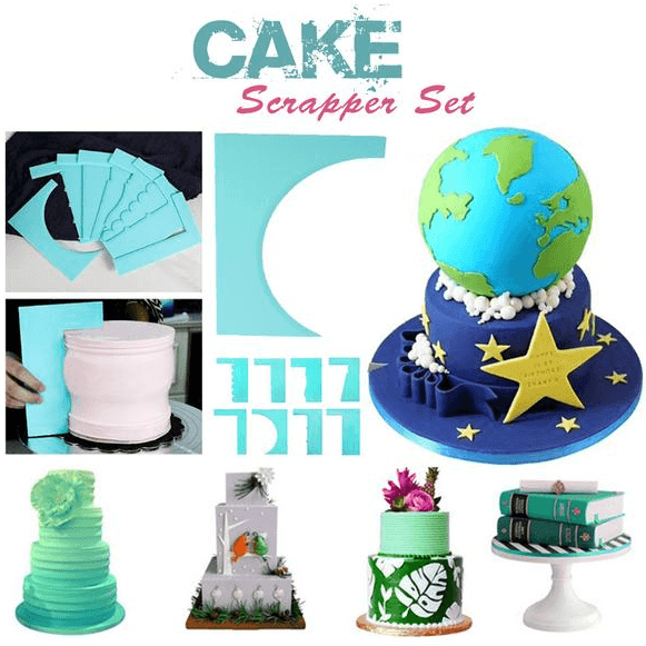 8-Style Cake Scrapers