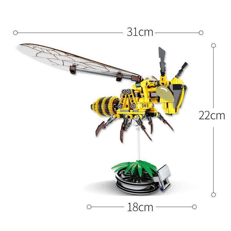 Simulated Insect Building Block Toys