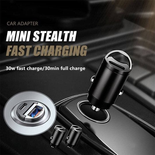 30W Fast Mini Stealth Car Adapter