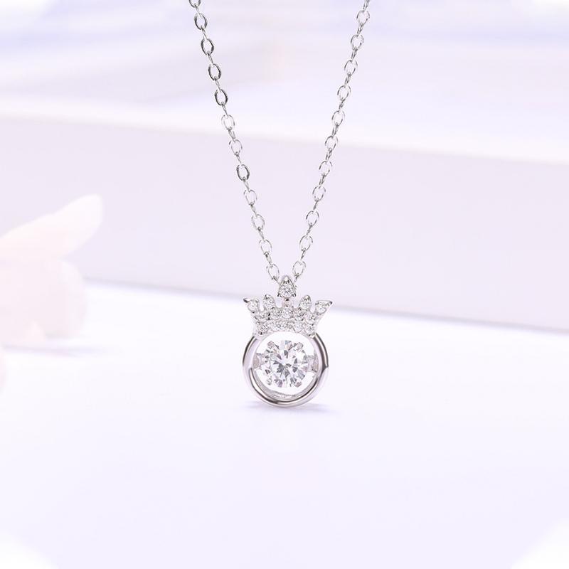 Crown Sparkling Dance Necklace