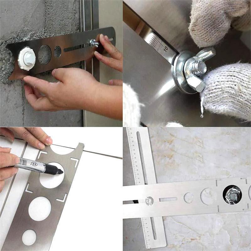 Stainless Steel Tile Hole Locator