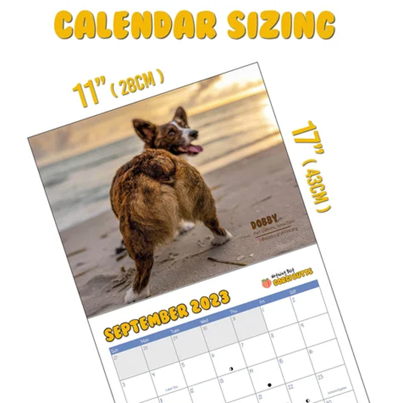 Corgi Butts 2024 Funny Dog Calendar