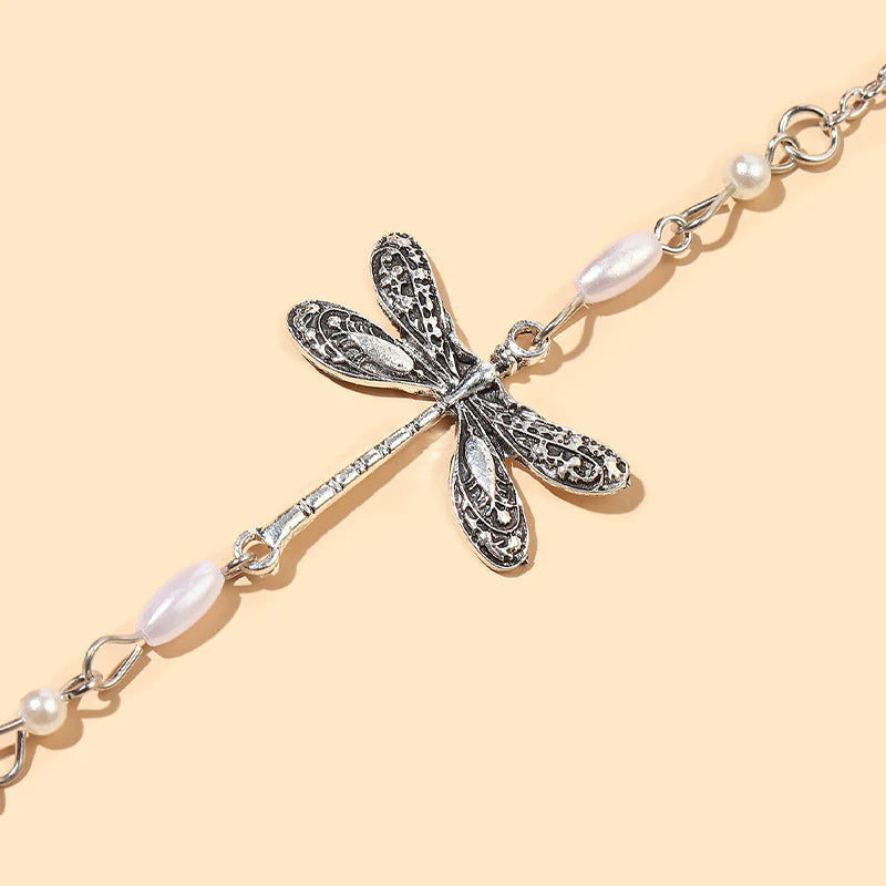 Simple Fashion Dragonfly Insect Women's Anklet