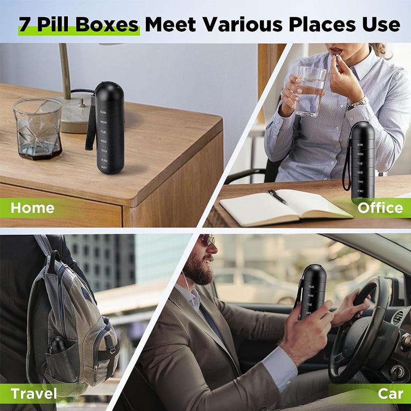 7 Days Portable Pill Case for Travel