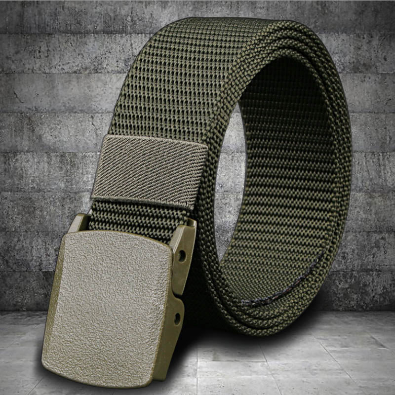 Non-Metallic Non-Magnetic Buckle Nylon Belt