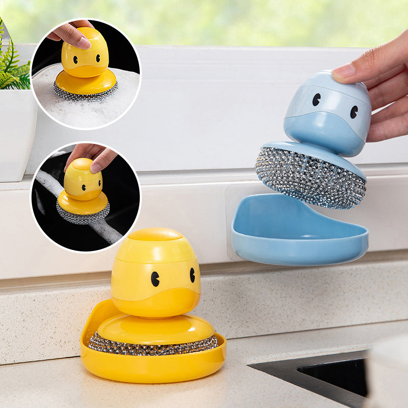 Cute Ducky Washing Dish Brush