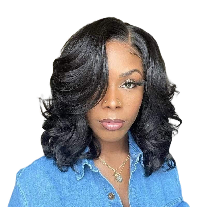 Ladies Wave Slightly Curly Wig Head Cover