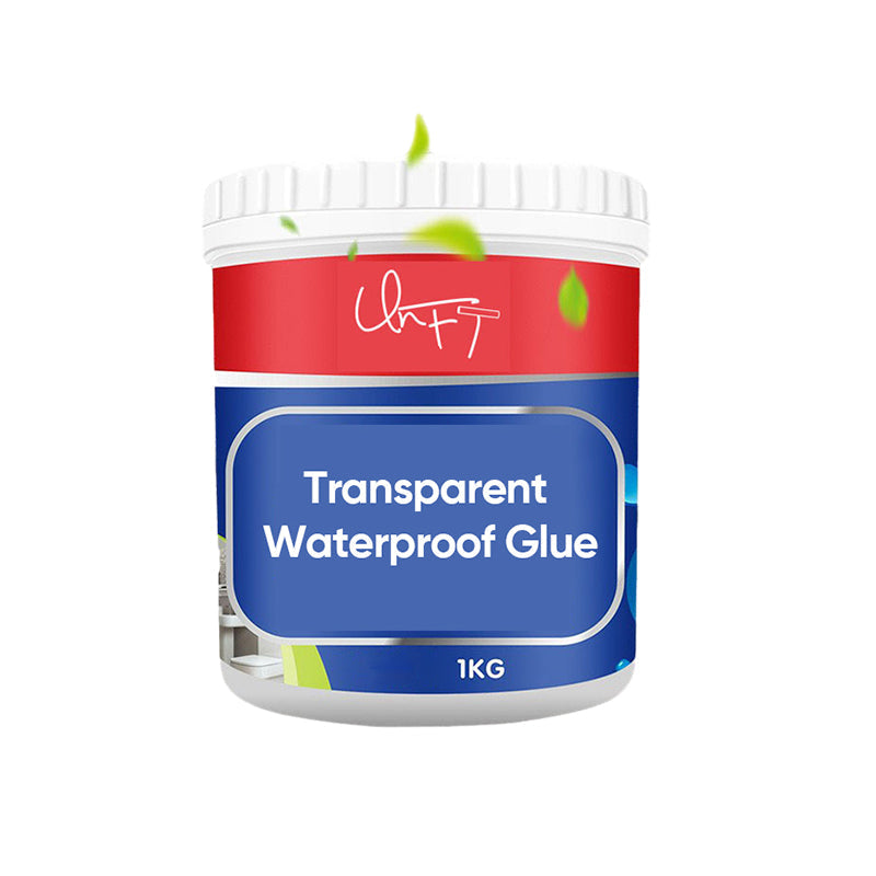 Transparent waterproof glue